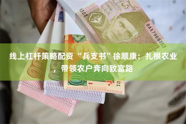 线上杠杆策略配资 “兵支书”徐顺康：扎根农业，带领农户奔向致富路