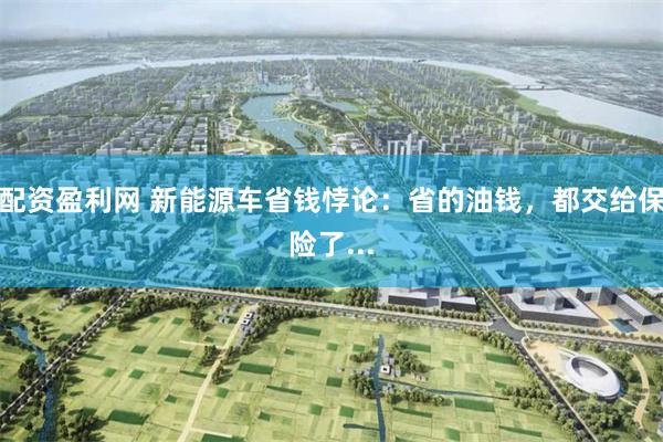 配资盈利网 新能源车省钱悖论：省的油钱，都交给保险了...